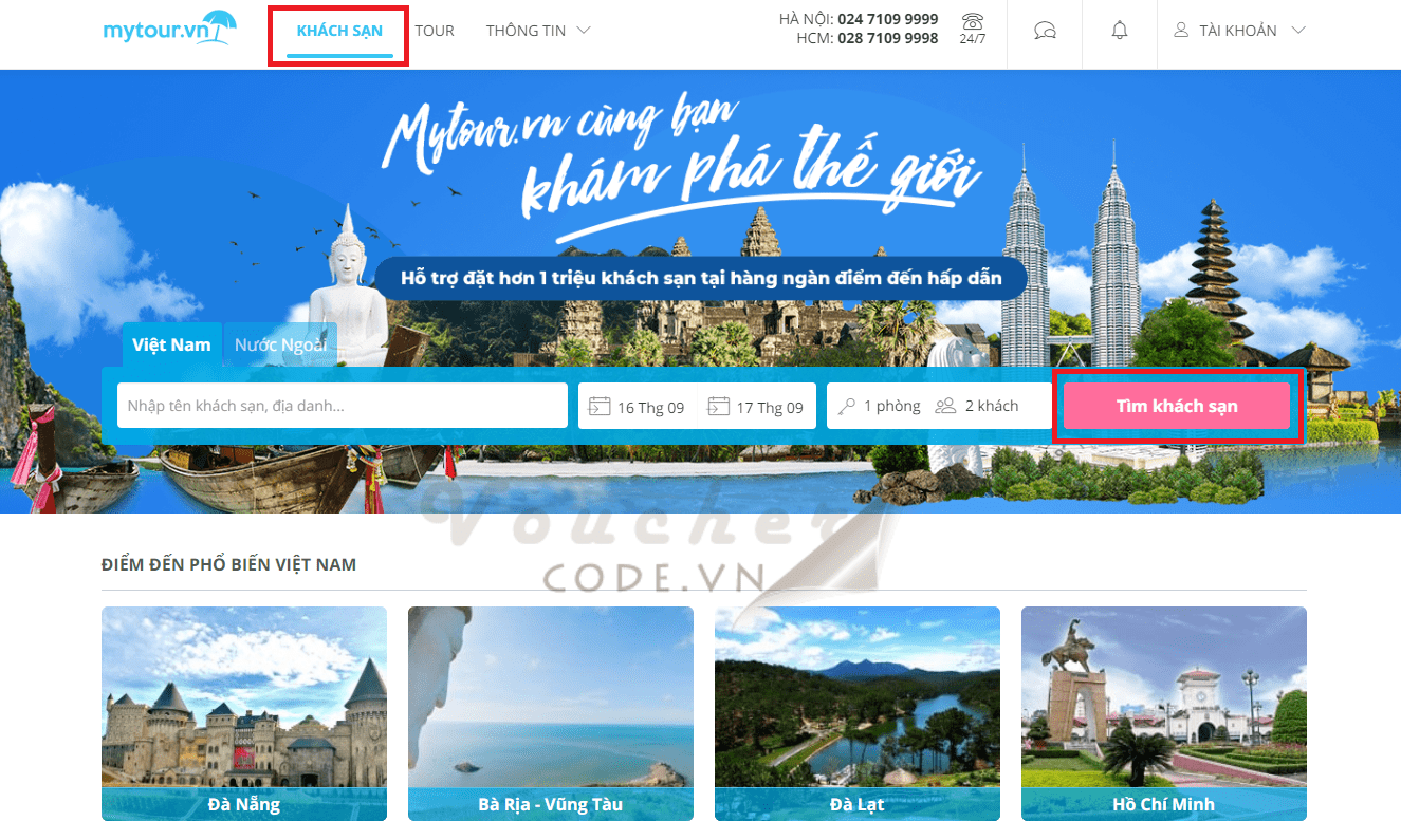 ma giam gia mytour Mã giảm giá MyTour, voucher MyTour, mã khuyến mãi MyTour