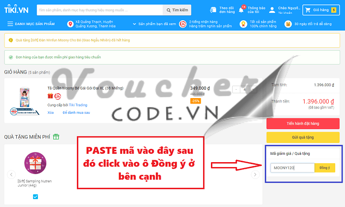 ma giam gia tiki moi nhat 1 mã giảm giá Tiki