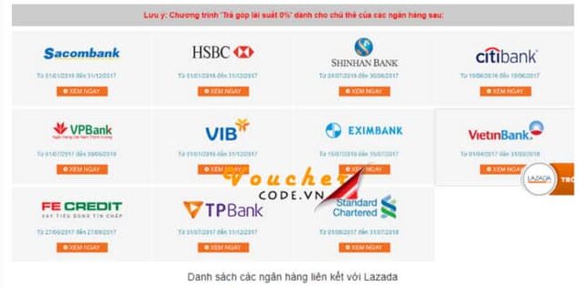 Hướng dẫn các bước mua trả góp trên Lazada