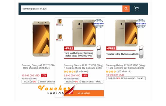 Hướng dẫn các bước mua trả góp trên Lazada