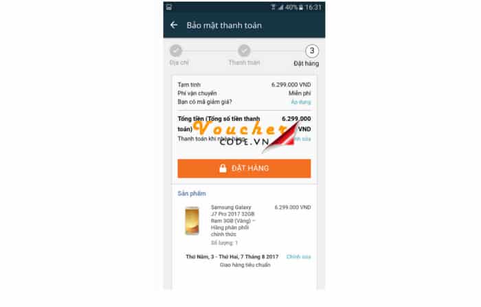 Hướng dẫn các bước mua trả góp trên Lazada