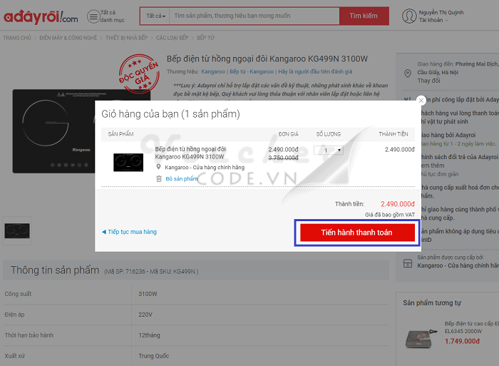 mã giảm giá adayroi, voucher adayroi, mã khuyến mãi adayroi