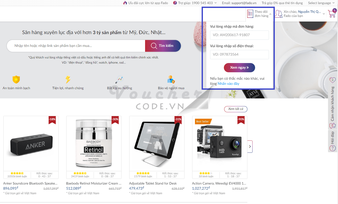 ma giam gia fado2 Mã giảm giá Fado, voucher Fado, mã khuyến mãi Fado