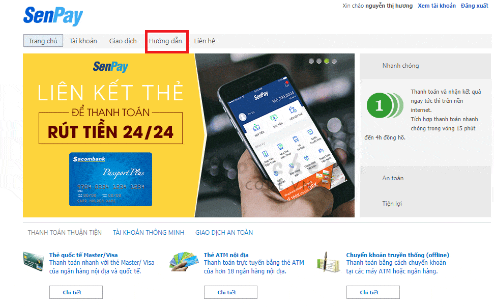 huong dan cai dat va su dung senpay 6 hướng dẫn cài đặt và nhận ưu đãi SenPay