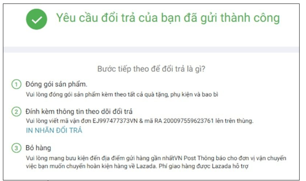 8 Cách đổi trả hàng trên Lazada