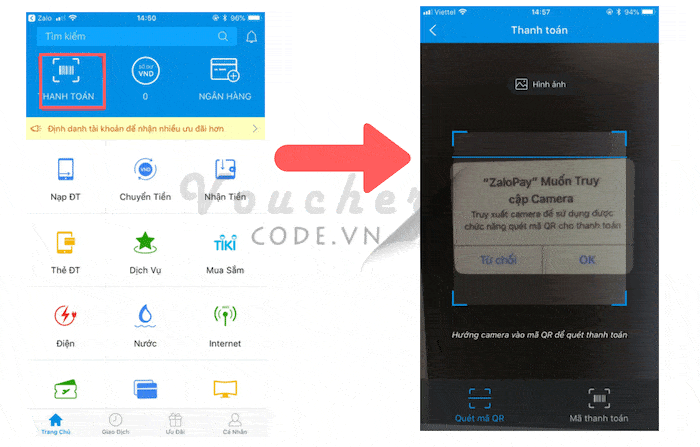 Huong dan cai dat va nhan uu dai zalopay 4 Hướng dẫn cài đặt ZaloPay