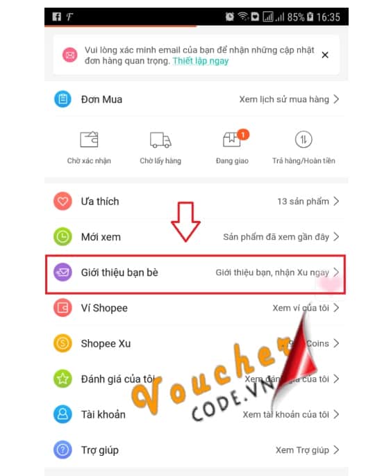 gioi thieu ban be Hướng Dẫn Nhận Mã giảm giá Shopee cho khách hàng mới