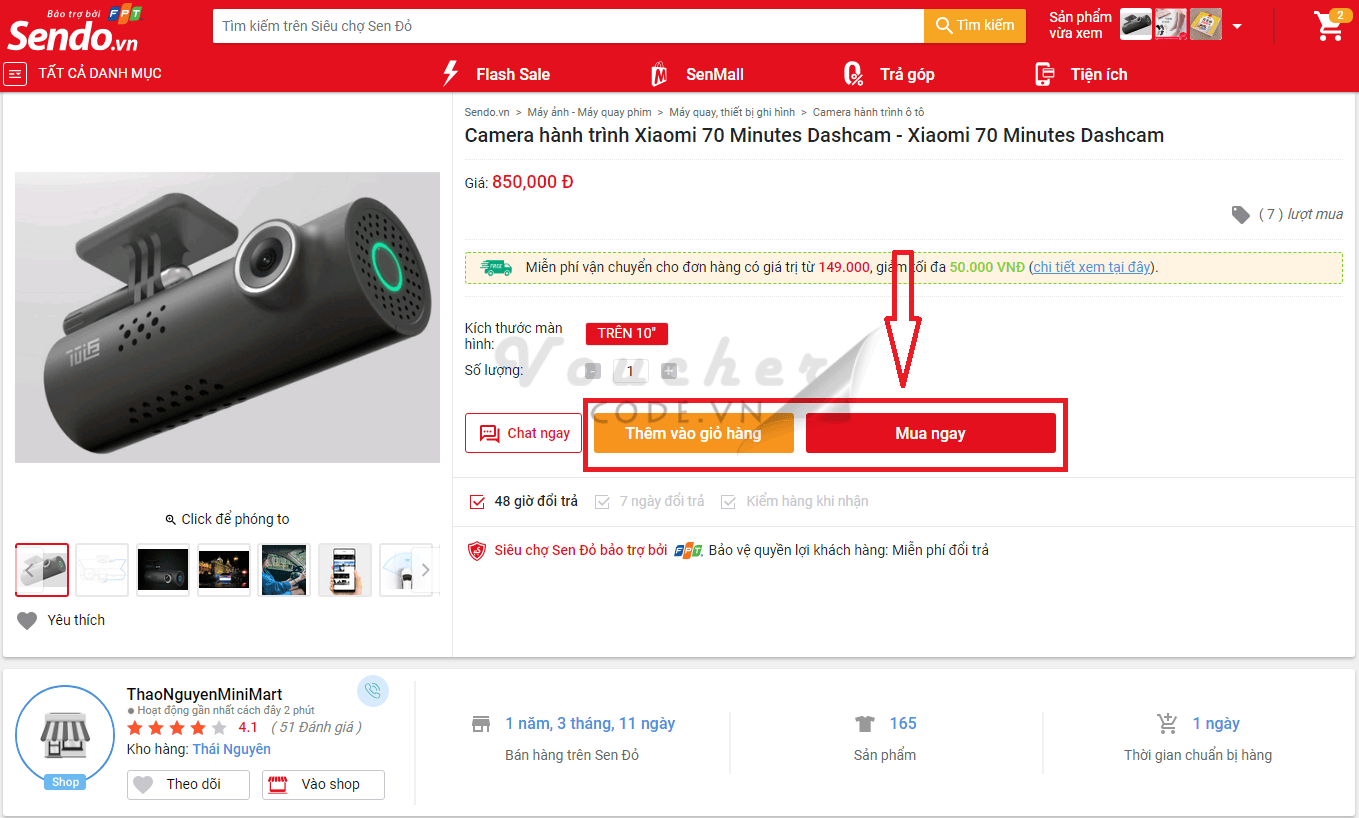 ma giam gia sendo tot nhat Mã giảm giá Sendo