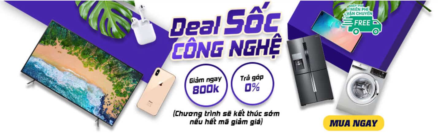 Tổng hợp mã giảm giá hàng Điện tử - Công nghệ