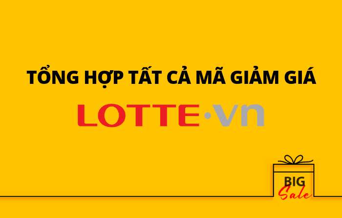 Mã giảm giá Lotte, Voucher 8% cho tất cả Sản phẩm