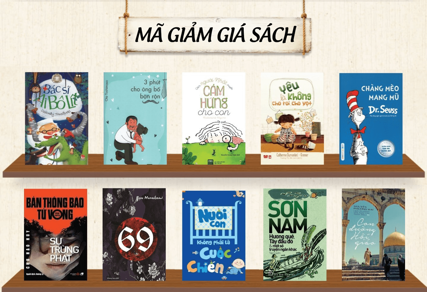 ma giam gia sach Tổng hợp mã giảm giá sách Tiki, mã giảm giá sách Fahasa