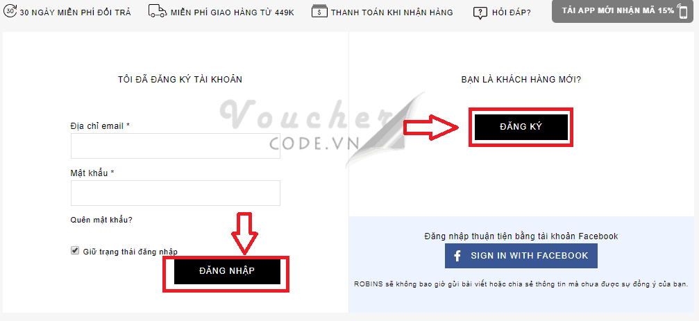 tong hop ma giam gia robins 2 Tổng hợp mã giảm giá Robins, Voucher robins, coupon robins