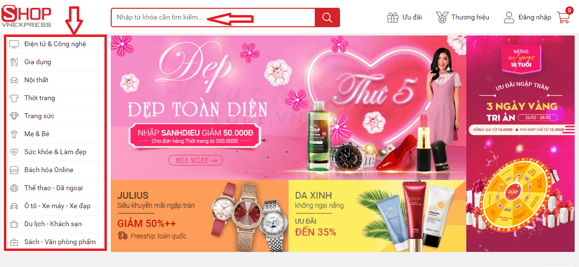 huong dan mua hang shop vnexpress 3 Hướng dẫn mua hàng và sử dụng mã giảm giá Shop VnExpress