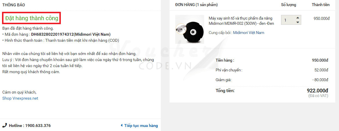 huong dan mua hang shop vnexpress 7 Hướng dẫn lấy mã giảm giá Shop VnExpress