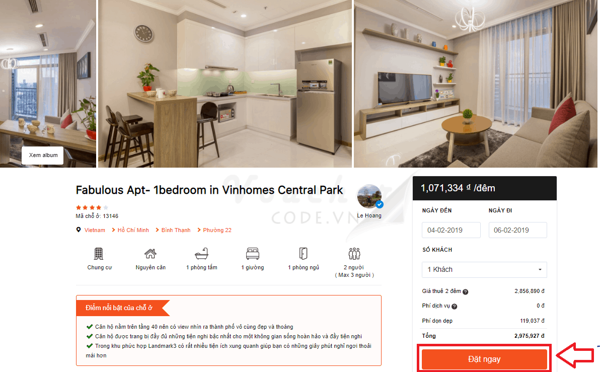 Mã giảm giá Luxstay, tặng voucher đặt phòng khách sạn 1triệu 