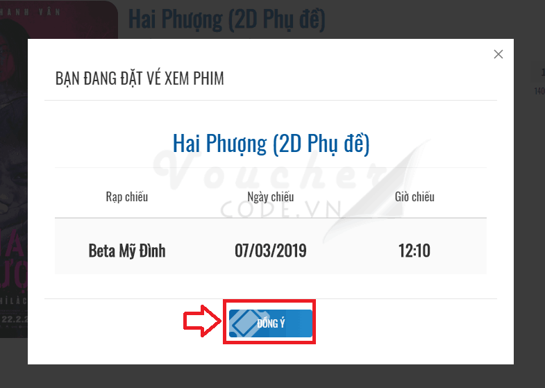 Huong dan dat ve xem phim tren beta 3 Mã giảm giá Beta Cineplex, mua vé xem phim chỉ với 45K