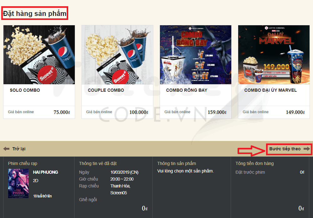 Mã giảm giá Lotte Cinema, Voucher mua vé xem phim Lotte 9K