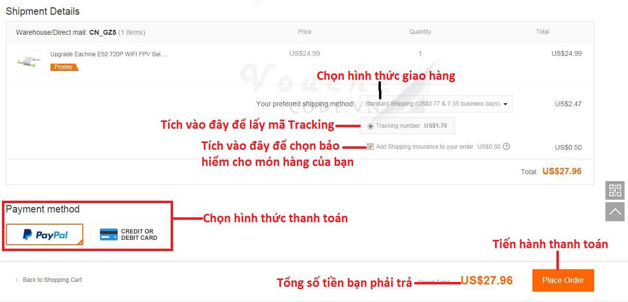 huong dan mua hang tai banggood 8 Hướng dẫn mua hàng trên Banggood