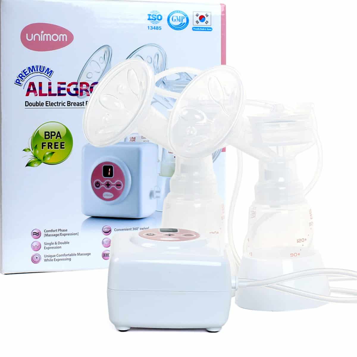 may hut sua unimom co tot khong may hut sua dien doi unimom premium allegro Máy hút sữa unimom có tốt không? Đánh giá chi tiết + Báo giá