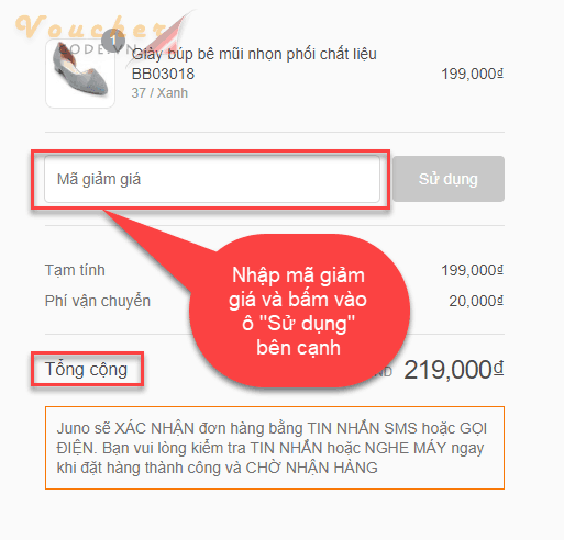Khuyen ma soc juno cho san pham giay tui chi 99k 5