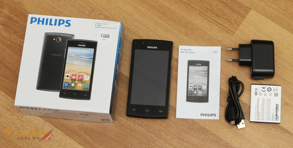 Top 6 dien thoai cam ung duoi 1 trieu dang mua nhat 2019 10 Điện thoại Philips S307