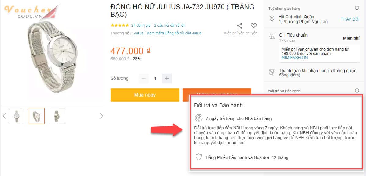 Ch%C3%ADnh s%C3%A1ch b%E1%BA%A3o h%C3%A0nh %C4%91%E1%BB%93ng h%E1%BB%93 c%E1%BB%A7a Lazada 8 Chính sách bảo hành đồng hồ của Lazada