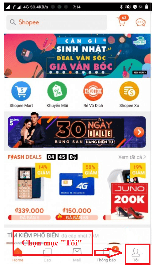 H%C6%B0%C6%A1ng dan nhan ma gioi thieu shopee cho khach hang moi 1 Hướng Dẫn Nhận Mã giảm giá Shopee cho khách hàng mới