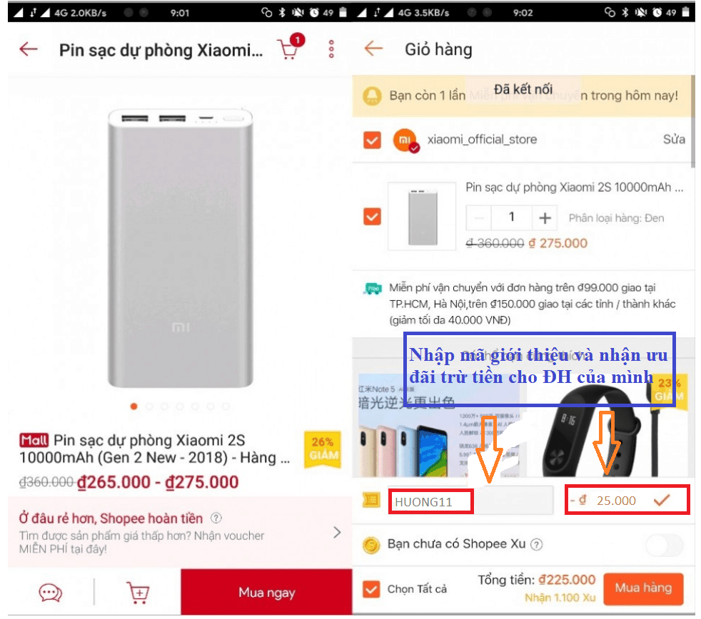 H%C6%B0%C6%A1ng dan nhan ma gioi thieu shopee cho khach hang moi 3 Hướng Dẫn Nhận Mã giảm giá Shopee cho khách hàng mới