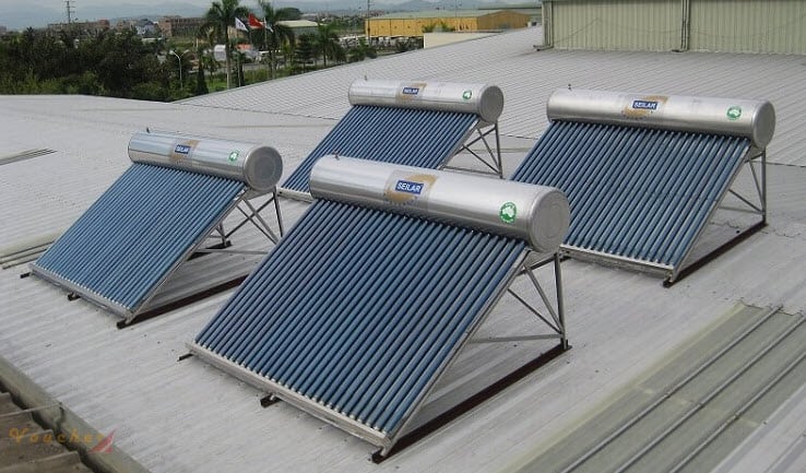 Nen mua binh nong lanh loai nao 5 Bình nóng lạnh bằng năng lượng mặt trời