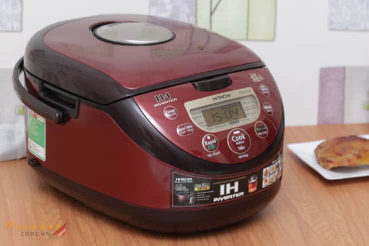 Noi com dien cao tan nao tot 4 Nồi cơm điện cao tần Hitachi 1.8 lít RZ-JHE18Y