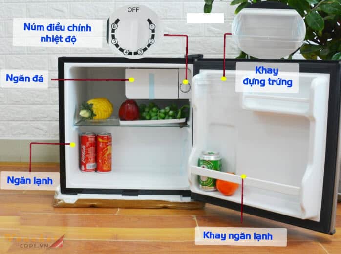 tu lanh mini co ngan da loai nao tot 1 Tủ lạnh mini có ngăn đá