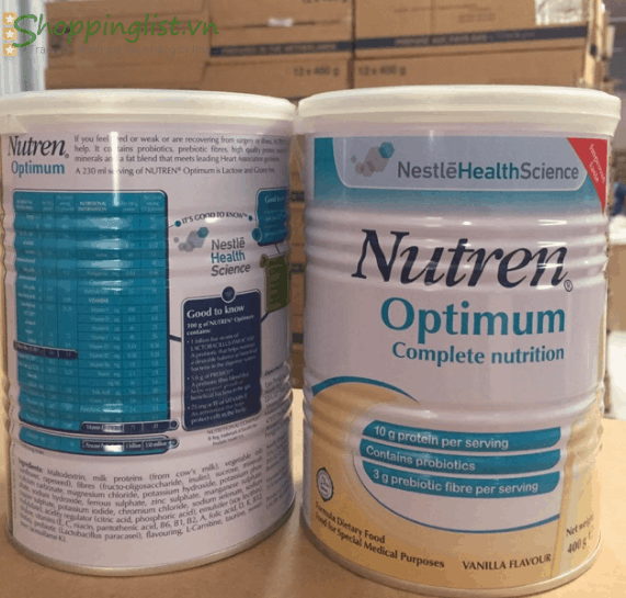 Sữa dinh dưỡng dành cho người gầy Nutren Optimum 