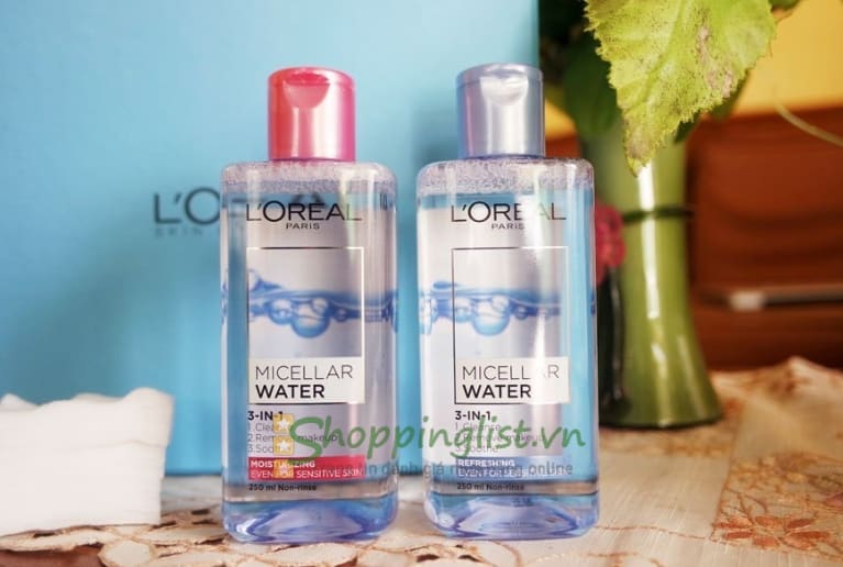 Nuoc tay trang 4 L’Oreal 3 in 1 Micellar Water
