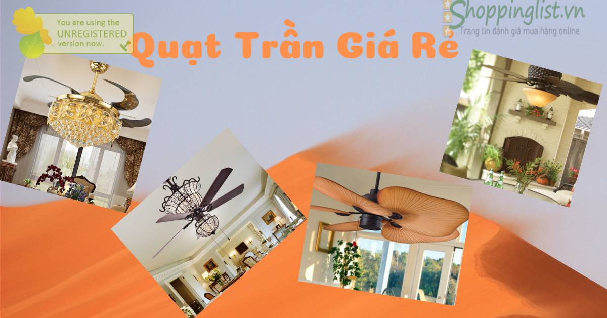Top 7 quạt trần giá rẻ, thiết kế đẹp mắt, đáng mua nhất hiện nay