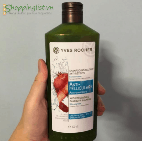 Top 10 dau goi tri gau tot nhat 6 Dầu Gội Trị Gàu Yves Rocher Anti-Recurrence Dandruff 300ml