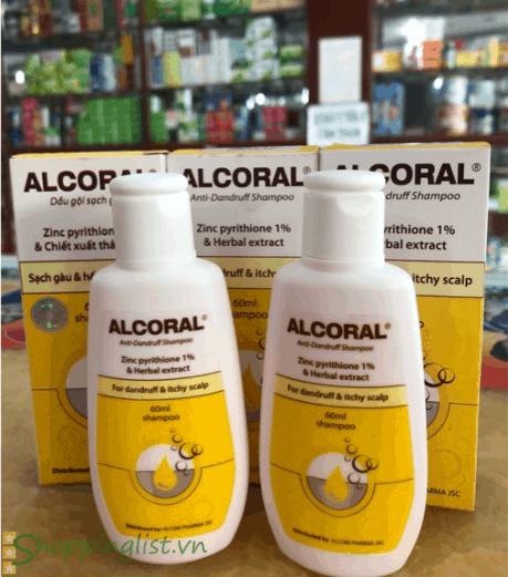 Top 10 dau goi tri gau tot nhat 8 Dầu gội trị gàu Alcoral