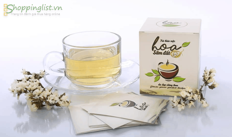 Top 10 tra giam can an toan va hieu qua 6 Trà giảm cân hoa sâm đất