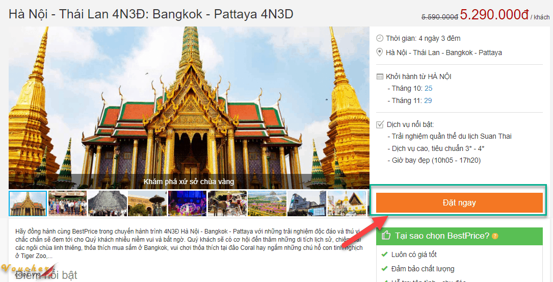 3.Huong dan dat tour tren bestprice 3 Hướng dẫn đặt tour trên Bestprice