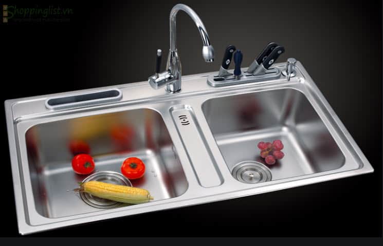 Chau rua inox loai nao tot 1 Cấu tạo chậu rửa bát