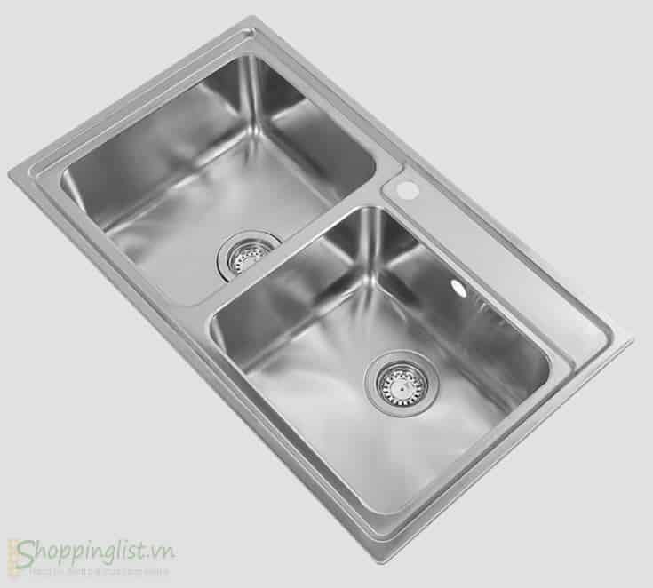 Chau rua inox loai nao tot 11 Chậu rửa Inox Teka Universo 2B 1D