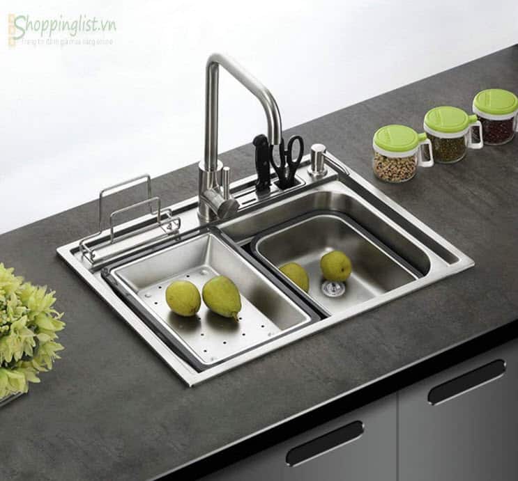 Chau rua inox loai nao tot 2 Chậu rửa bát inox có những loại nào