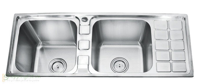 Chau rua inox loai nao tot 6 Chậu rửa bát inox Sơn Hà 7846