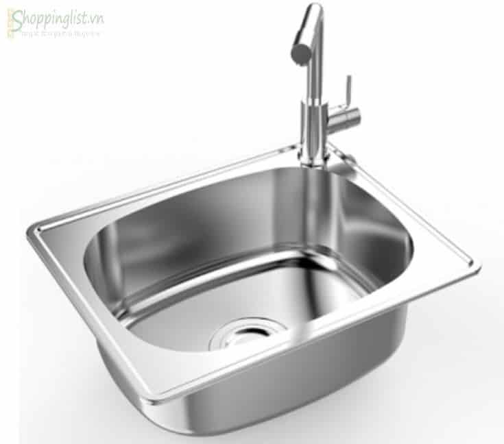 Chau rua inox loai nao tot 8 Chậu rửa bát Sơn Hà S105