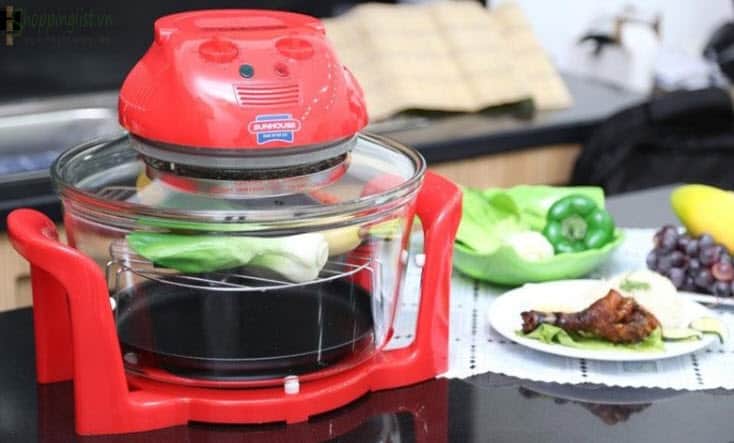 Lo nuong nao tot 7 Lò nướng thủy tinh SUNHOUSE SH-416