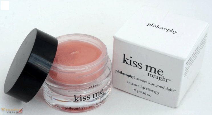 Top 7 cay son duong moi tot nhat 3 Son dưỡng môi Philosophy Kiss Me Tonight