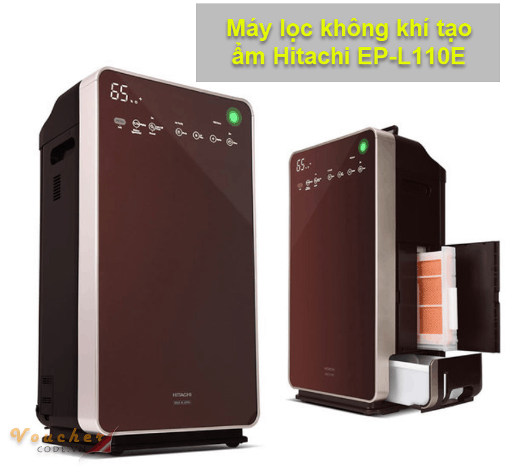 may loc khong khi nao tot 3 Máy lọc không khí tạo ẩm Hitachi EP-L110E