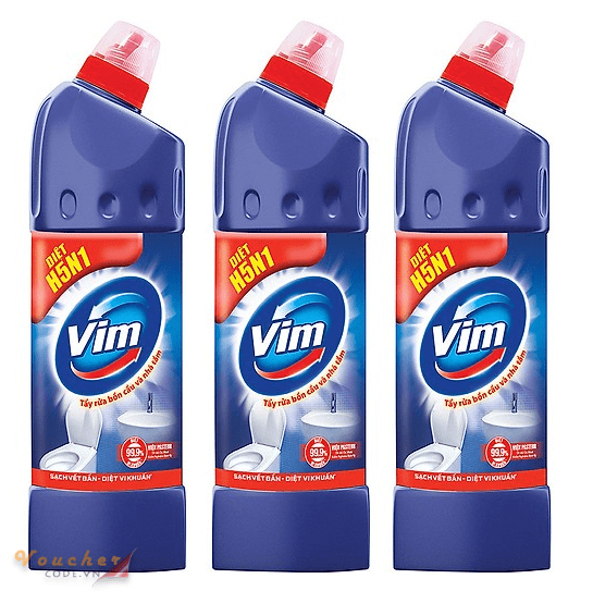 Nước tẩy rửa bồn cầu diệt khuẩn VIM 900ml