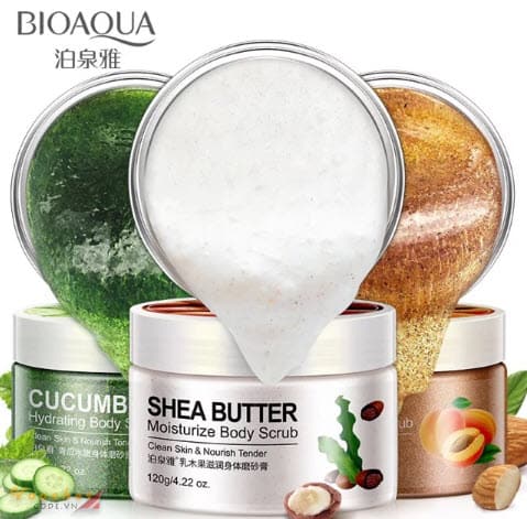 Kem tay te bao chet body tot nhat 4 Kem tẩy tế bào chết body Bioaqua