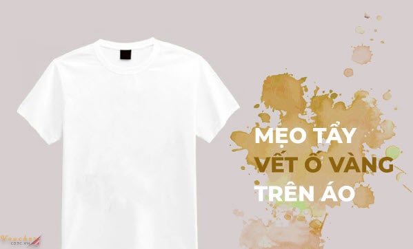 Mẹo tẩy vết ố vàng do lăn khử mùi gây ra