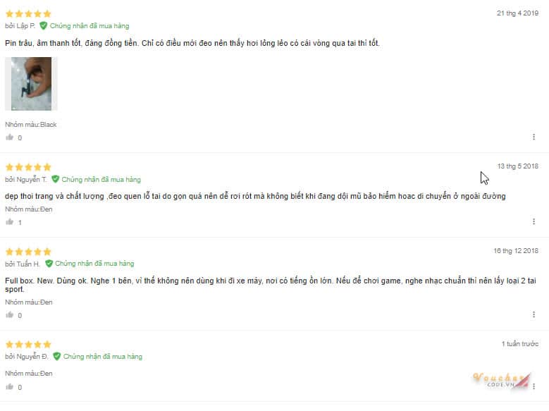 Đánh giá khách hàng tai nghe Bluetooth Xiaomi Youth version